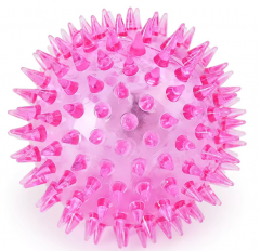 Игрушка для собак СВЕТЯЩИЙСЯ МЯЧ Игольчатый С 5,5 см Rich Breed ИС-24 ФИОЛЕТ