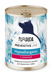 Florida Preventive Line консервы Hypoallergenic для собак "Гипоаллергенный" с кониной 340 г