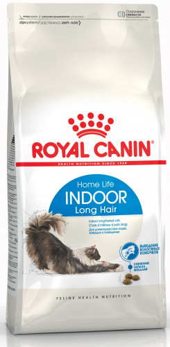 Корм Royal Canin Indoor Long Hair для длиношерстных кошек