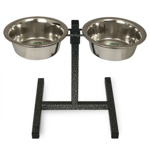 Комплект для собак Triol стойки с мисками 2*0,80л