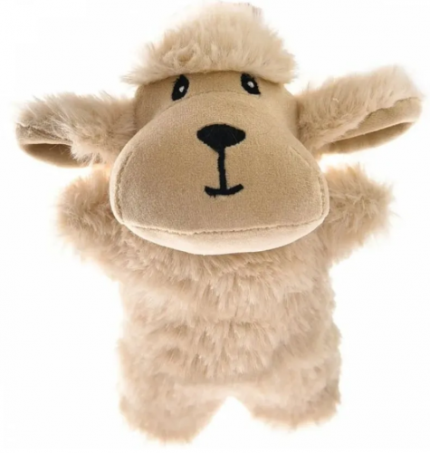 HomePet Овечка плюш с пищалкой, 14х11 см