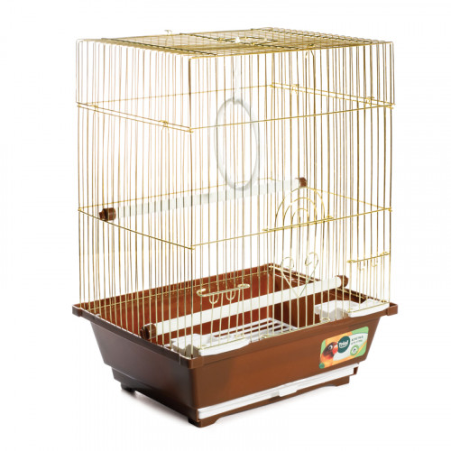 Клетка 2105G для птиц, золото, 300*230*390мм