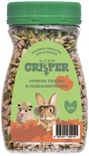 MR.Crisper Лакомство для грызунов, семена подсолнечника и тыквы, 230 г