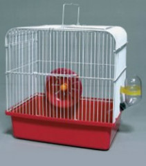 Клетка HomeZoo HK-110 Фигурная 35*28*44 см д/птиц эмаль
