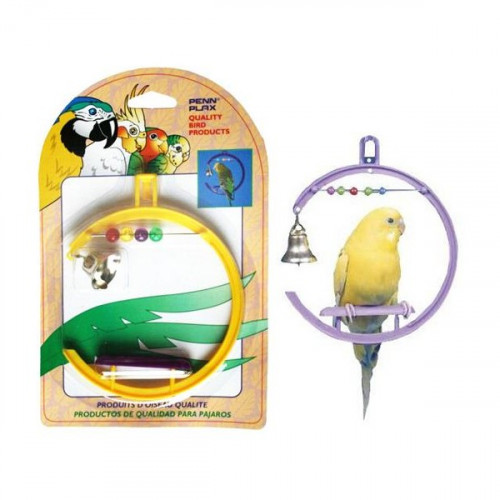 Игрушка для птиц Bird Life качели со счетами и колокольчиком