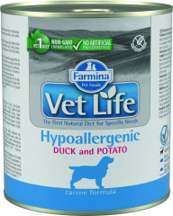 Farmina Vet Life Hypoallergenic для собак утка/картофель 300 гр