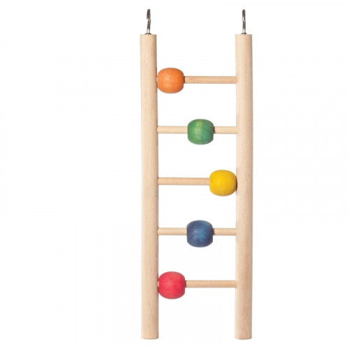Игрушка для птиц Triol "Лестница с шариками", 23,5x7 см