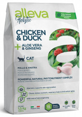 Корм Alleva Holistic Cat Adult Chicken & Duck для кошек, курица, утка