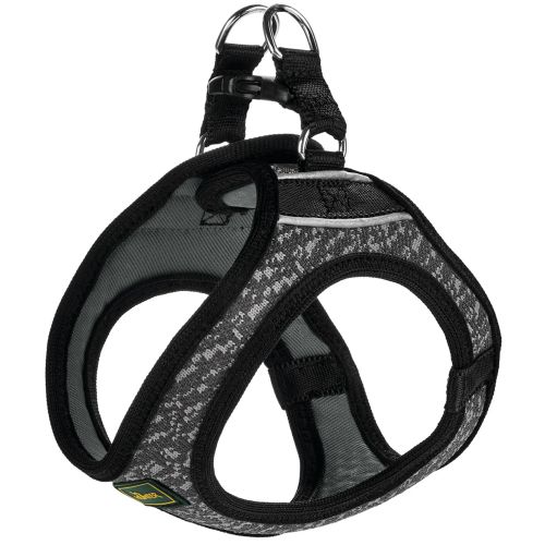 Hunter шлейка для собак Hilo Soft Comfort 33-66 см сетчатый текстиль, серая