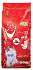 Наполнитель для кошек Van Cat комкующийся "100% Натуральный", без пыли 15 кг гранулы 0,5 - 2,25мм