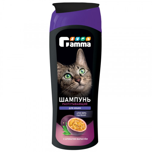 Gamma шампунь распутывающий для кошек, 400 мл