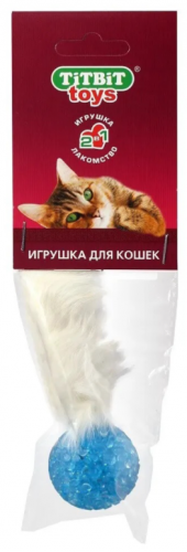 Игрушка TiTBiT для кошек, хвост кроличийn