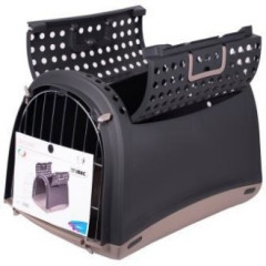 IMAC переноска для кошек и собак LINUS CABRIO 50х32х34,5h см, антрацит