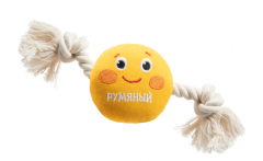 Игрушка для собак мягкая "Румяный колобок", 85мм/250мм, Triol