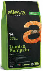 Корм Alleva Natural Adult Mini Lamb & Pumpkin для собак малых пород, ягненок и тыква, 2 кг