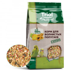 Корм Triol Original для волнистых попугаев с фруктами 450гр