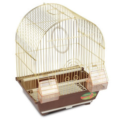 Клетка для птиц Триол 2100 A-G 30*23*39 см золото