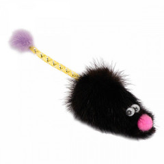 Tappi Игрушка Саваж для кошек, мышь из натурального меха норки