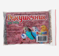 Минеральная подкормка "Ракушечник" для птиц, п/э пакет, 100 г