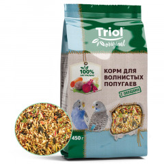 Корм Triol Original для волнистых попугаев с овощами,450гр