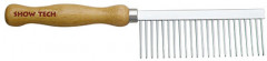 SHOW TECH PRO Wooden Comb расческа 24 см с зубчиками 3,2 мм, частота 4 мм