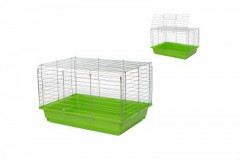 Клетка ECO 4171 Роджер-2 58*40*38 крол/м.свин.изум/хром миска/сенник/корм