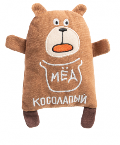 Игрушка для собак мягкая "Мишка-косолапый", 150мм/180мм, Triol