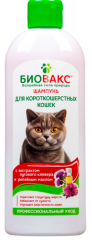 Шампунь для кошек Биовакс для короткошерстных 300 мл