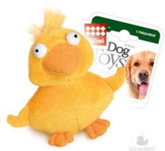 Игрушка для собак Утка с пищалкой 11см, серия PLUSH FRIENDZ