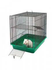 Клетка ECO 4236 Хома-2 33*24*28 см д/мелк.грыз.2этажа,без наполнения изумр.