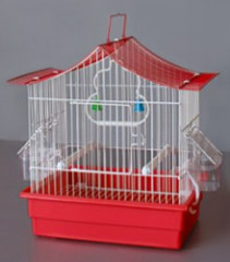 Клетка для мелких птиц, 28Х20Х31 см НК-090 эмаль HomeZoo