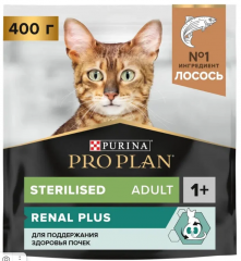 Корм для кошек Purina Pro Plan Sterilised Salmon при стерилизации и кастрации с лососем