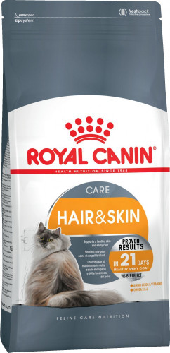 Корм Royal Canin Hair & Skin Care для ухода за шерстью и кожей