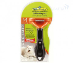 Furminator для собак средних длинношерстных пород Long Hair Medium Dog 7 см