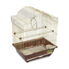 Клетка 2113G для птиц, золото, 300*230*390мм Триол