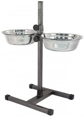 Хомепет Стойка подставка с мисками 2 х 2 л