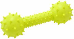 Homepet игрушка для собак, гантель с шипами и колокольчиком 14 см