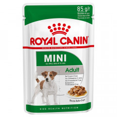 Royal Canin Mini Adult - влажный корм для собак мелких размеров с 10 месяцев в соусе (пауч)