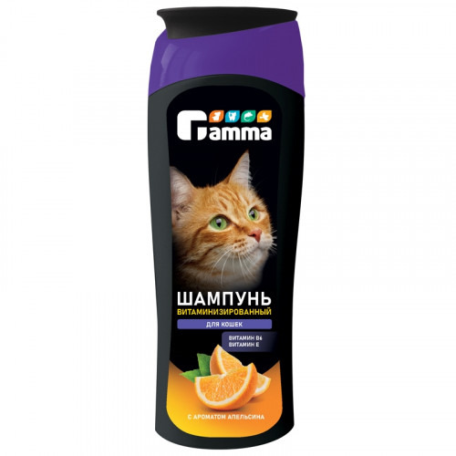 Gamma шампунь витаминизированный для кошек, 400 мл