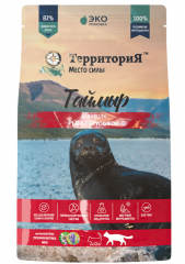 Корм Территория Таймыр для кошек, рыба с брусникой
