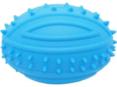 Homepet для собак Игрушка Мяч регби с шипами с пищалкой 8,9 см