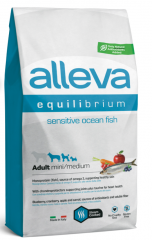 Корм Alleva Equilibrium Sensitive Adult Mini & Medium Ocean Fish для собак малых и средних пород, с океанической рыбой, 2 кг