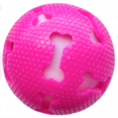 Игрушка для собак СВЕТЯЩИЙСЯ МЯЧ 7см Rich Breed ИС-43 РОЗОВЫЙ