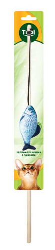 Игрушка-дразнилка для кошек "Карасик", 75/400мм, Triol